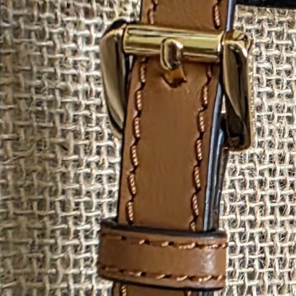 Michael kors Signature Small Fulton Flap Gusset Crossbody in Brown/Acorn - Picture 10 of 14